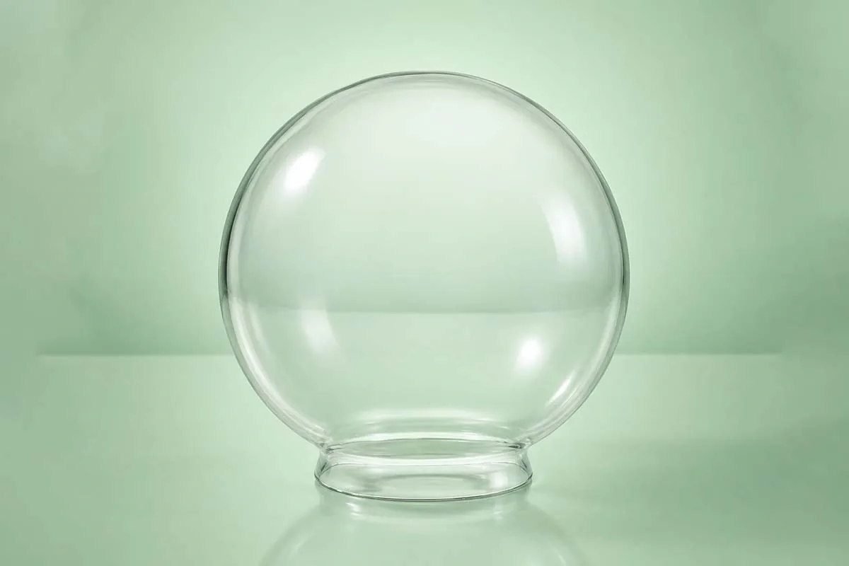 Round Clear Globe for custom glass globe lamp shades