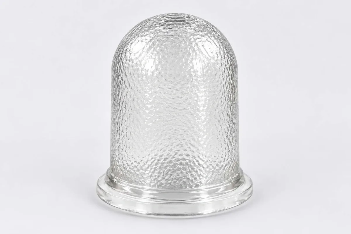 Textured Cylinder Lamp Cover for custom industrial glass lamp covers
