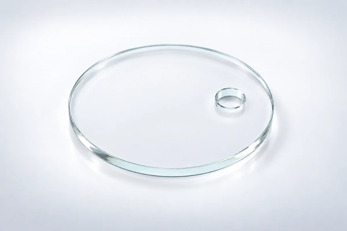Drilled Round Sight Glass for custom sight glass