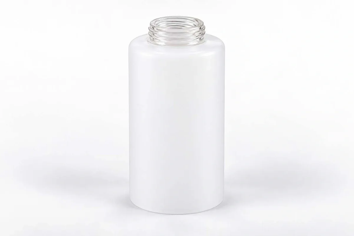 Opal Threaded Cylinder for custom threaded glass lamp shades