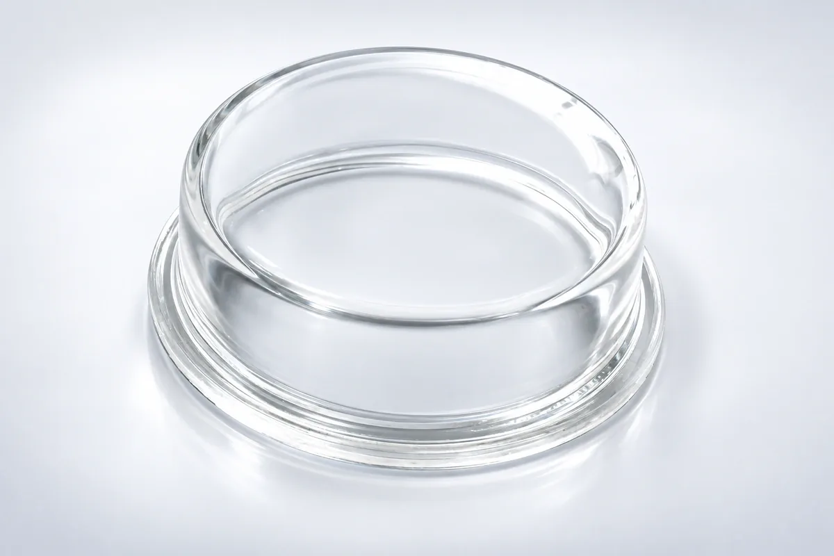 Flanged Round Meter Window for custom water meter glass